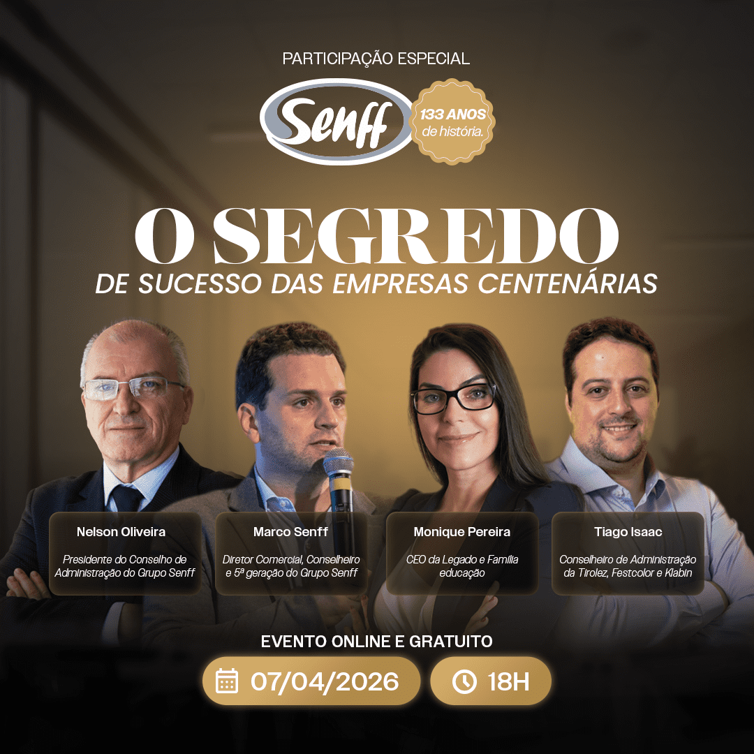 Senfe O segredo do sucesso das empresas familiares, com a participação ...